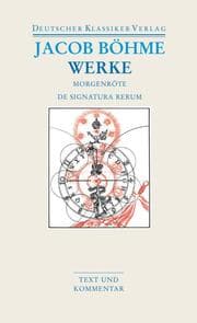Cover von Werke: Die Morgenröte im Aufgang/De Signatura Rerum