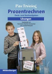 Cover von Pisa-Training - Prozentrechnen, Lösungen