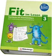 Cover von Fit im Lesen - Sachtexte, Klasse 3