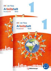 Cover von ABC der Tiere 1 Neubearbeitung - Arbeitsheft Grundschrift, Teil A und B