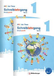 Cover von ABC der Tiere 1 Neubearbeitung - Schreiblehrgang Druckschrift, Teil A und B