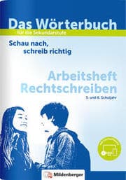 Cover von Das Wörterbuch für die Sekundarstufe - Arbeitsheft Rechtschreiben