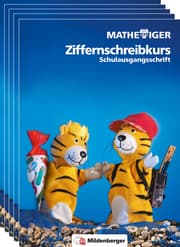 Cover von Mathetiger 1, Ziffernschreibkurs SAS/VA, Ausgabe für alle Bundesländer