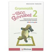 Cover von Grammatik mit Rico Schnabel, Klasse 2 - silbierte Ausgabe