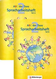 Cover von ABC der Tiere 2 - Spracharbeitsheft, Teil A und B