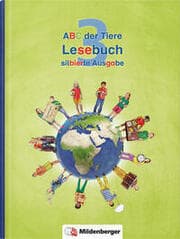 Cover von ABC der Tiere 3 - Lesebuch, silbierte Ausgabe