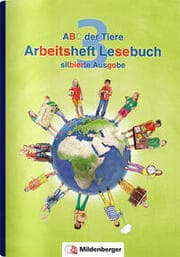 Cover von ABC der Tiere 3 - Arbeitsheft Lesebuch, silbierte Ausgabe