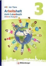 Cover von ABC der Tiere 3 Neubearbeitung - Arbeitsheft zum Lesebuch silbierte Ausgabe