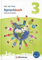 Cover von ABC der Tiere 3 Neubearbeitung - Sprachbuch silbierte Ausgabe