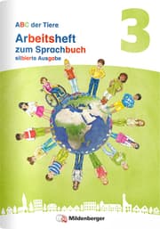 Cover von ABC der Tiere 3 Neubearbeitung - Arbeitsheft zum Sprachbuch silbierte Ausgabe