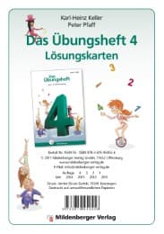 Cover von Das Übungsheft Mathematik 4 - Lösungskarten zur Selbstkontrolle