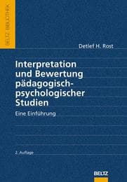 Cover von Interpretation und Bewertung pädagogisch-psychologischer Studien