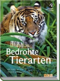 Cover von Bildatlas Bedrohte Tierarten