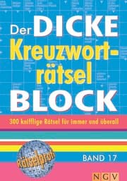 Cover von Der dicke Kreuzworträtsel-Block 17