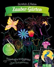 Cover von Zauber-Gärten I Scratch & Relax Kratzbuch
