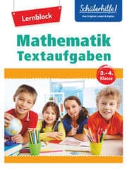 Cover von Lernblock Mathematik - Textaufgaben 3.-4. Klasse