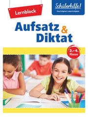 Cover von Lernblock Aufsatz & Diktat 3.-4. Klasse