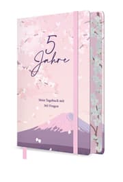 Cover von 5 Jahre - Mein Tagebuch mit 365 Fragen (Cherry Blossom)