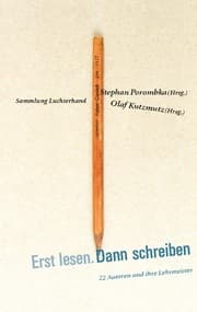 Cover von Erst lesen, dann schreiben