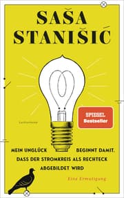 Cover von Mein Unglück beginnt damit, dass der Stromkreis als Rechteck abgebildet wird