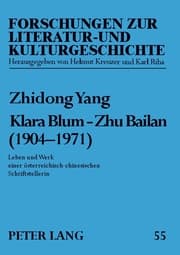 Cover von Klara Blum - Zhu Bailan (1904-1971)