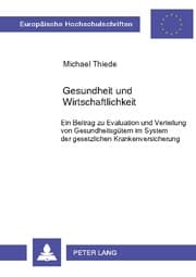 Cover von Gesundheit und Wirtschaftlichkeit
