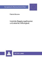 Cover von Implizite Begabungstheorien und erlernte Hilflosigkeit