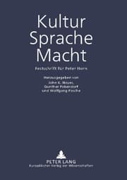 Cover von Kultur - Sprache - Macht