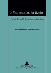 Cover von 'Alles, was ist, ist Recht'