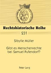 Cover von Gibt es Menschenrechte bei Samuel Pufendorf?