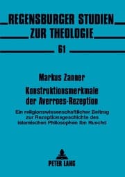 Cover von Konstruktionsmerkmale der Averroes-Rezeption