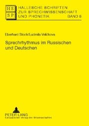 Cover von Sprechrhythmus im Russischen und Deutschen