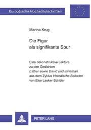 Cover von Die Figur als signifikante Spur