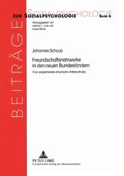 Cover von Freundschaftsnetzwerke in den neuen Bundesländern