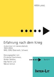 Cover von Erfahrung nach dem Krieg