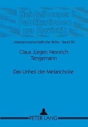 Cover von Das Unheil der Melancholie