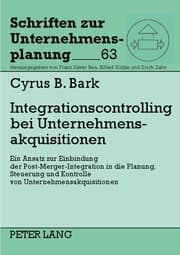 Cover von Integrationscontrolling bei Unternehmensakquisitionen