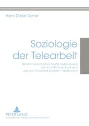 Cover von Soziologie der Telearbeit