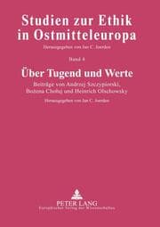 Cover von Über Tugend und Werte