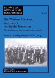 Cover von Die Wiederentdeckung des Barock im Geiste Telemanns
