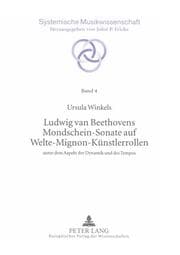 Cover von Ludwig van Beethovens Mondschein-Sonate auf Welte-Mignon-Künstlerrollen