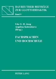 Cover von Fachsprachen und Hochschule