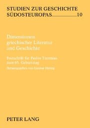 Cover von Dimensionen griechischer Literatur und Geschichte