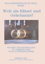 Cover von Welt als Rätsel und Geheimnis?
