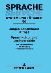 Cover von Sprachkultur und Lexikographie