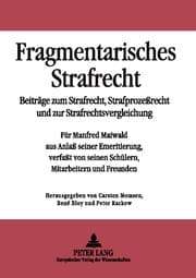 Cover von Fragmentarisches Strafrecht