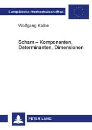 Cover von Scham - Komponenten, Determinanten, Dimensionen