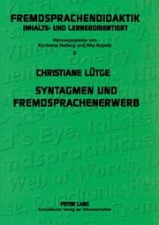 Cover von Syntagmen und Fremdsprachenerwerb