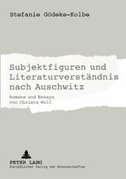 Cover von Subjektfiguren und Literaturverständnis nach Auschwitz