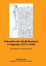 Cover von Urkunden der Stadt Beeskow in Regesten (1272-1649)